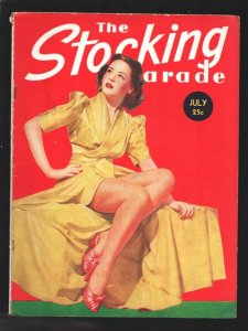 MAG: Stocking Parade 7/1941-Arrow-pin-up girl pix-stockings-spicy fashions-ga...