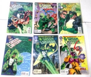Green Lantern Comic Lot of (6) DC Comics Hal Jordan Kyle Rayner CL#060