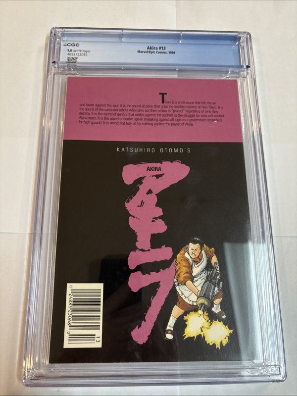 Akira (1989) # 13 (CGC 9.8 WP) Marvel/Epic Comics