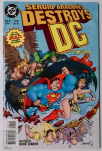 Sergio Aragon?s Destroys DC #1 (Jun 1996, DC) VF/NM