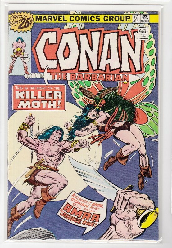 CONAN THE BARBARIAN (1970 MARVEL) #61 FN A09451