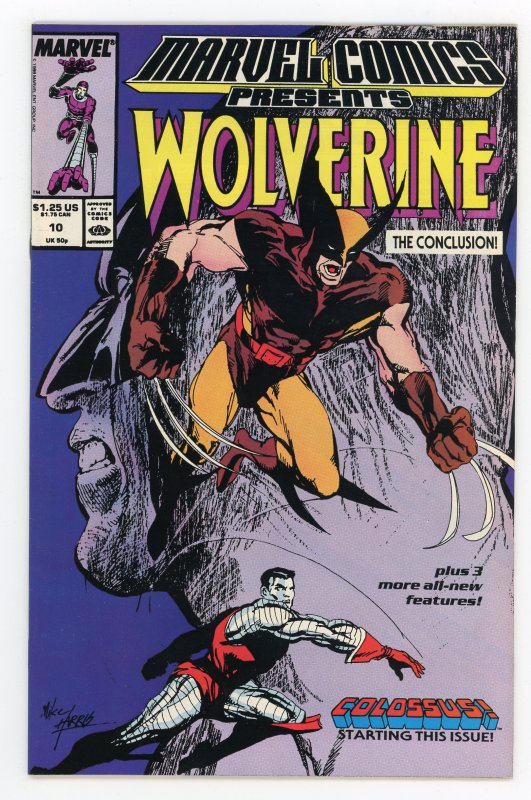 Marvel Comics Presents #10 Chris Claremont Wolverine NM/NM-