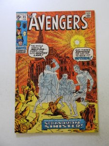 The Avengers #85 (1971) VG condition tape pull front cover