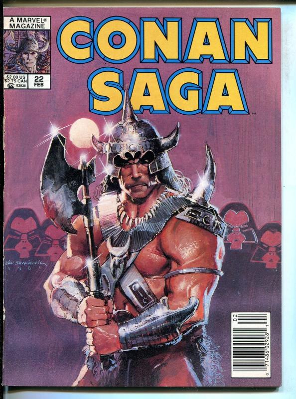 CONAN SAGA BARGAIN LOT OF 4 1989-MARVEL-STAN LEE-ISSUES 22-#23-#24-#25