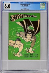 Scarce! Superman-Tim #4808 August 1948 CGC 6.0 Store Promo Single Highest Graded