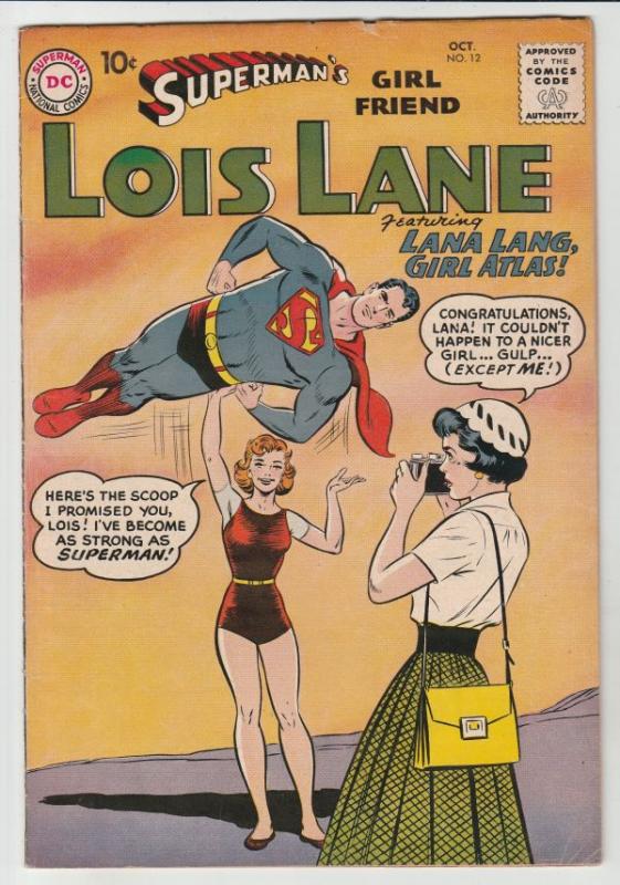 Superman's Girlfriend Lois Lane #12 (Oct-59) FN/VF+ High-Grade Superman, Lois...