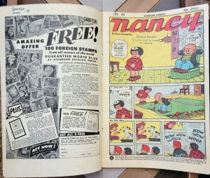 SPARKLER COMICS #116 GD/VG 1954 Nancy & Sluggo CASEY RUGGLES Pre-Code BUSHMILLER
