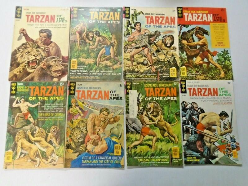 Gold Key Burroughs Tarzan lot 45 different books VG (silver + bronze)