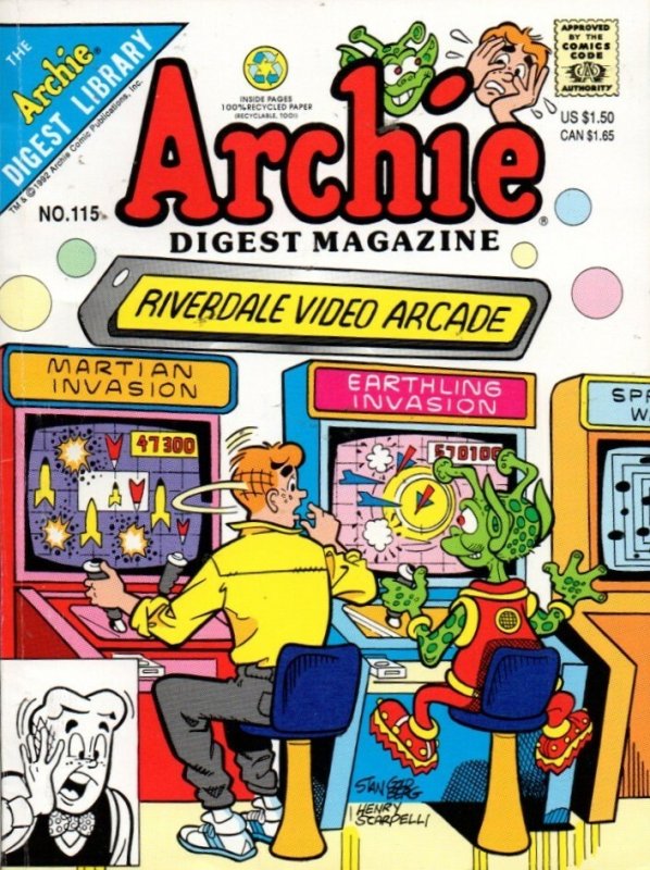 Archie Digest Magazine #115 FN ; Archie | 128 Pages Arcade Cover