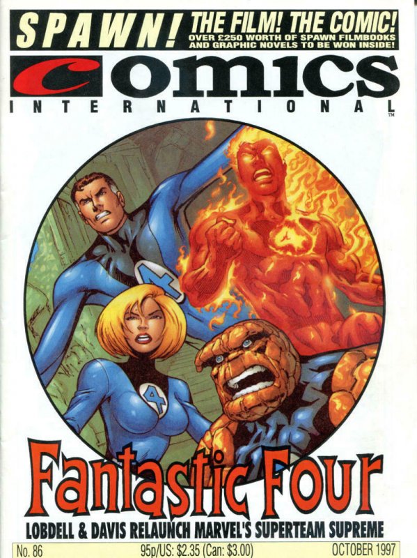 COMICS INTERNATIONAL #86, FN, Magazine, Fantastic Four, 1997, Spawn