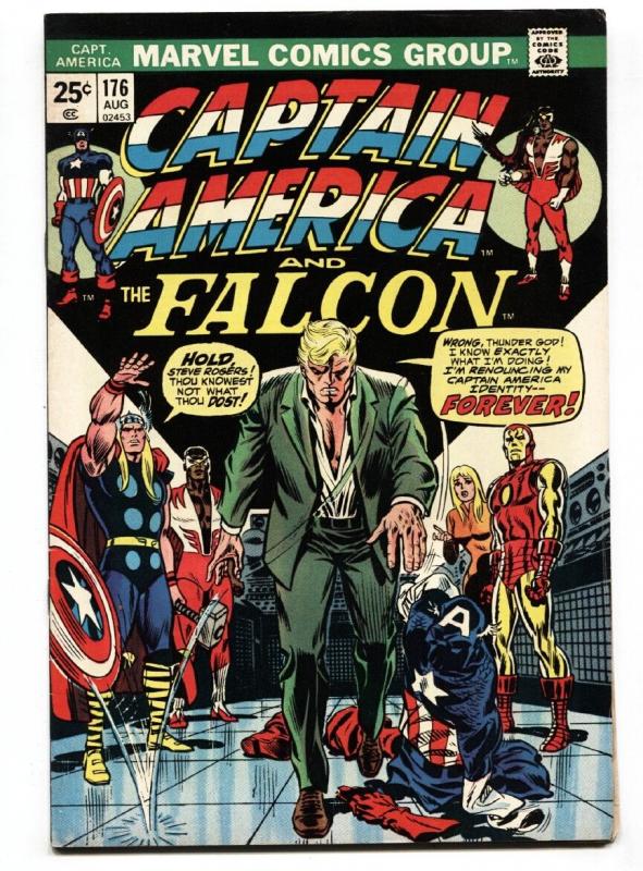 CAPTAIN AMERICA #176 END OF CAPT AMERICA comic book Marvel VF