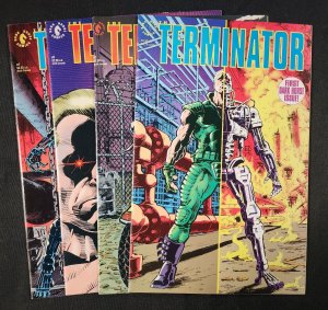 Terminator 4PC #1-4 - Chris Warner Art, John Arcudi Script (9.2ob) 1990