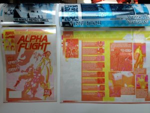 Alpha Flight # 3 Cover & Spread Marvel 3M Production Proof  