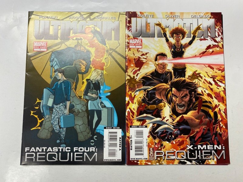 4 MARVEL comic book Civil War X-Men #1 Wisdom #1 Ultimatum X-Men #1 79 KM10