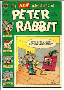 Peter Rabbit #24 1954-Avon-Jesse James-TV-western theme-VG+
