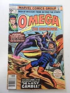 Omega the Unknown #10 (1977) FN Condition!