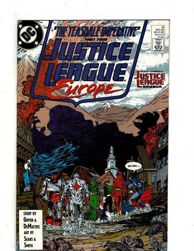 12 Justice League Europe DC Comics # 2 3 4 5 6 7 8 9 10 11 12 13 The Flash HG2