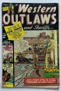 Oeste Outlaw y sheriff #64 (DEC 1950, Atlas) 3.0 G/muy Buenas 