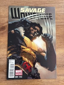 Savage Wolverine # 4 NM 1st Print Variant Cover Marvel Comic Book X-Men 1 J281