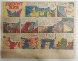 Johnny Reb Sunday by Frank Giacoia & Jack Kirby from 12/14/1958 Half Page Size!