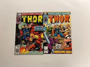 3 Mighty Thor Marvel Comics Books #298 304 306 Gruenwald 6 SM11