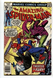 AMAZING SPIDER-MAN #179 comic book-Green Goblin-1978-SPIDEY VF+