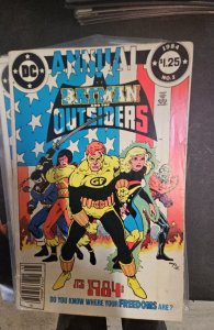 Batman and the Outsiders Annual #1 Newsstand Edition (1984)