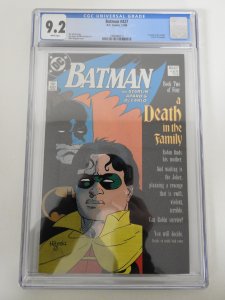 Batman #427 (1988) CGC 9.2! White Pages!