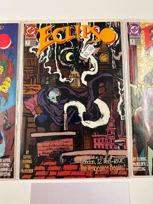 3 Eclipso  DC Comic Book # 6 7 8 Batman Superman Flash 2 CT4
