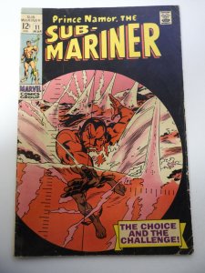 Sub-Mariner #11 (1969) VG Condition