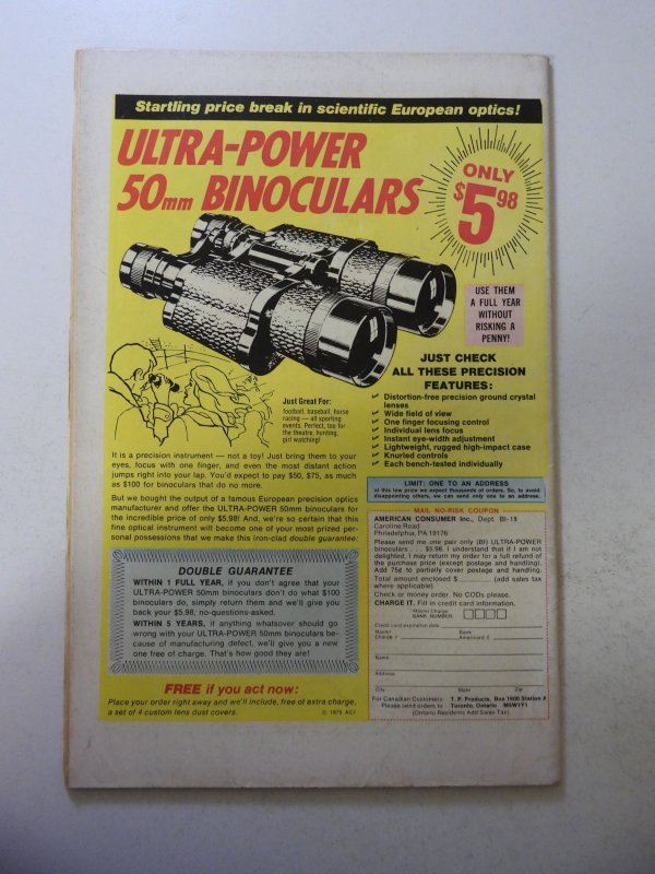 The Avengers #139 (1975) VG+ Condition centerfold detached at 1 staple