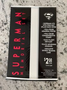 Superman # 75 NM Sealed DC Comic Book Death Of Superman Polybag Batman Atom CM20