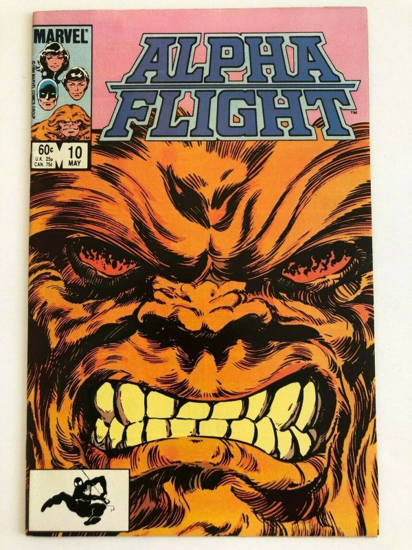 Alpha Flight #10 Marvel 1984 VF+