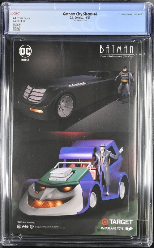 GOTHAM CITY SIRENS #4 DC COMICS 2024 1:25 TIRSO CONS CGC 9.8 NM