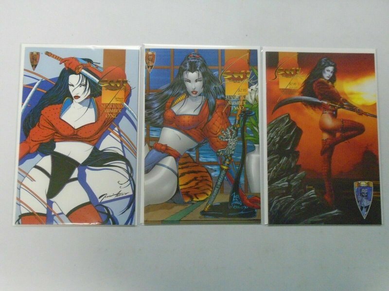 Shi Senryaku set #1-3 8.5/VF+ (1995)