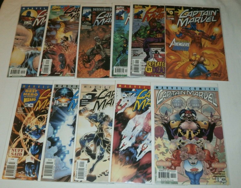 Captain Marvel V4 #0,5,7,12,16,19-21,24-27,29,31,33,34 V5 #4,5,7,9,11,17-19