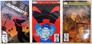 Runaways Lot of 3 #13, 15, 29 (2006) Marvel Comics 1st Print Comic Books