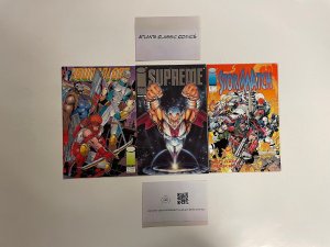 3 Image Comic Books Stormwatch # 1 Supreme # 1 Youngblood # 0  83 NO6