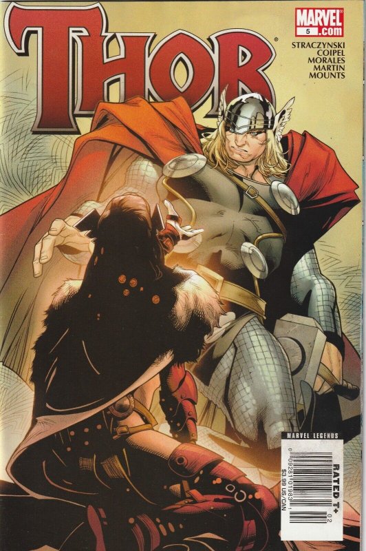 Thor # 5 Coipel Cover NM- Marvel 2007 1st Appearance Of Lady Loki [L1]