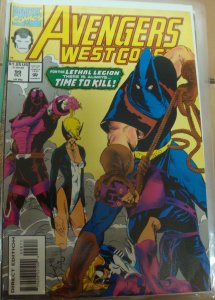 Avengers West Coast #99 Roy Thomas Story Lethal Legion