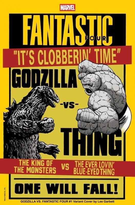 Godzilla vs. Fantastic Four #1 (Pick a Variant) Marvel Comics 2025 (Boarded)