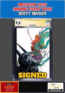 ABSOLUTE BATMAN #17 CGC SS 9.8 SCOTT SNYDER SIGNED MEGACON PRESALE