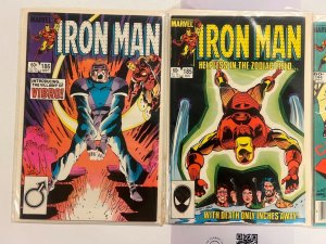 3 Iron Man Marvel Comic Books # 184 185 186 Thor Avengers Spiderman 73 SM5