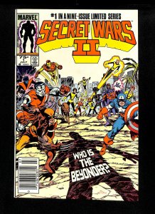 Secret Wars II #1 Newsstand Variant Marvel Super Heroes