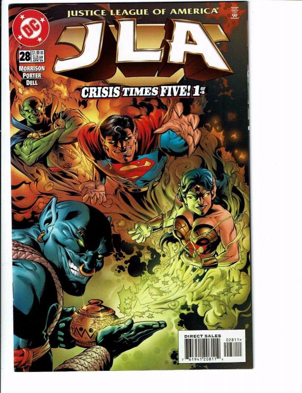 5 JLA DC Comic Books # 26 27 28 29 30 Batman Superman Flash Green Lantern J107