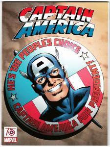 Captain America 75th Anniversary Magazine John Byrne Variant (Marvel, 2016) NM