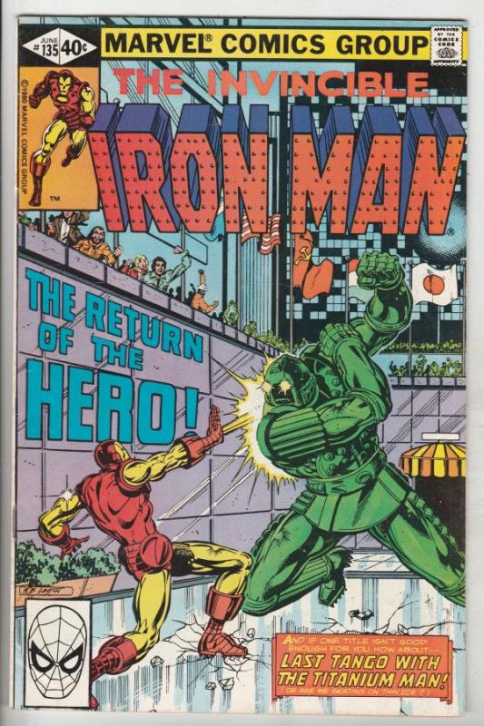 Iron Man #135 (May-80) VF/NM High-Grade Iron Man