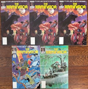 The Terminator Vol 1 (1989) #5 #7 #9 (LOT of 5 issues)