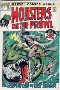 Monsters on the Prowl #16 (1972) VF+