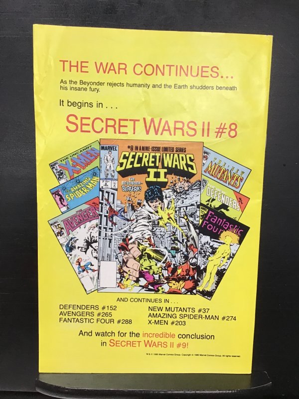 The New Mutants #36 Canadian Variant (1986)vf